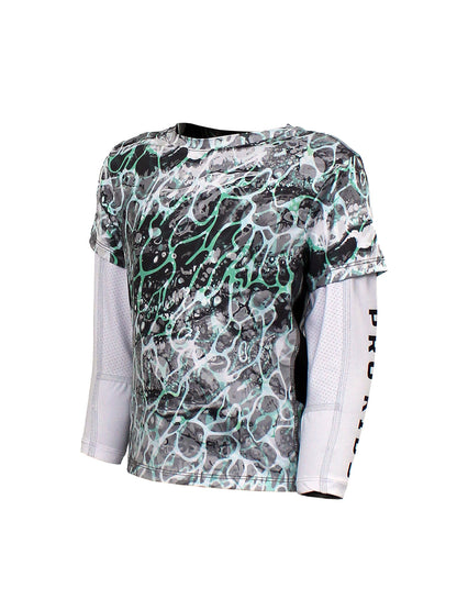 Ahoy Jr. Çift Kollu UV Korumalı T-shirt - Maelstrom - Stafu Pro Series