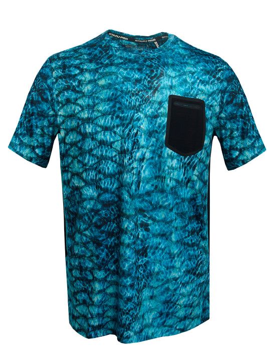 Ahoy UV Korumalı T-shirt - Mavi - Stafu Pro Series