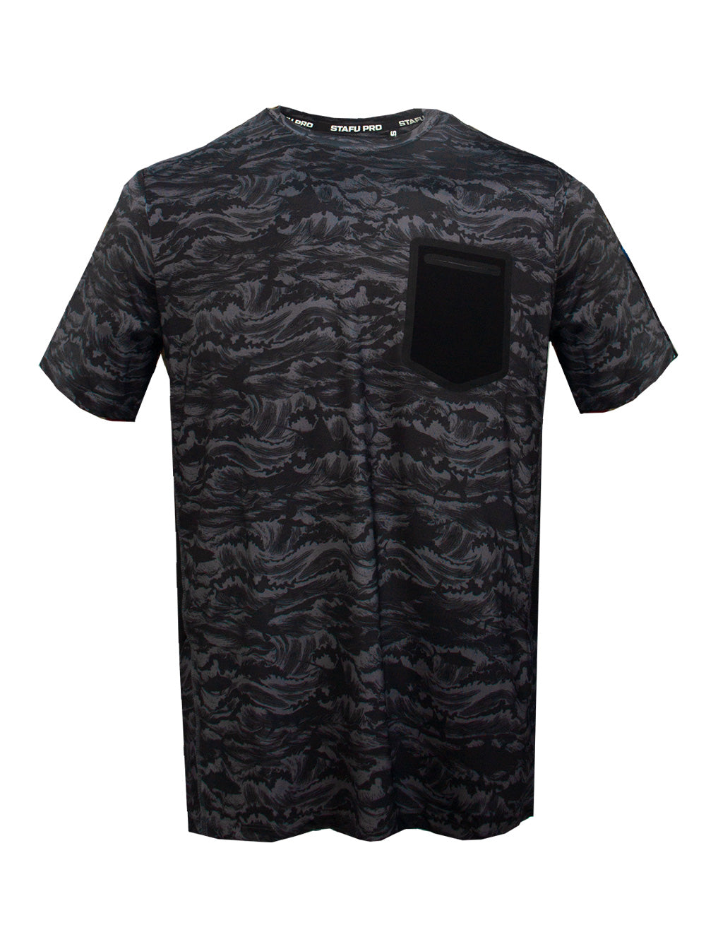 Ahoy UV Korumalı T-shirt - Signature Siyah