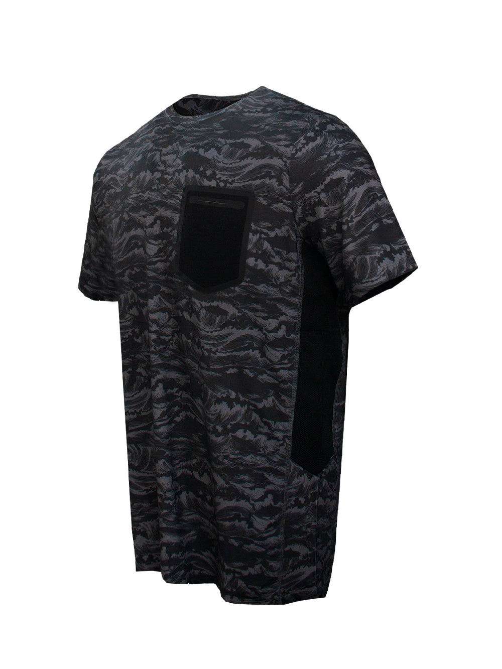Ahoy UV Korumalı T-shirt - Signature Siyah