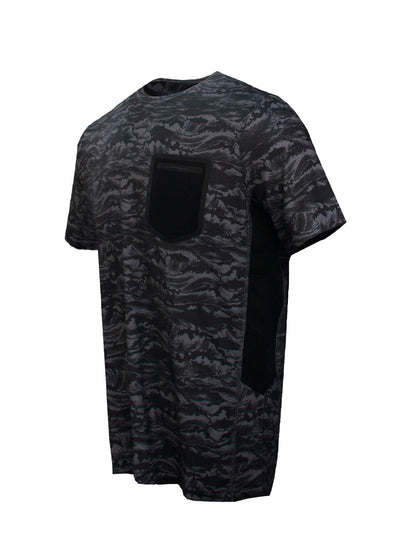 Ahoy UV Korumalı T-shirt - Signature Siyah