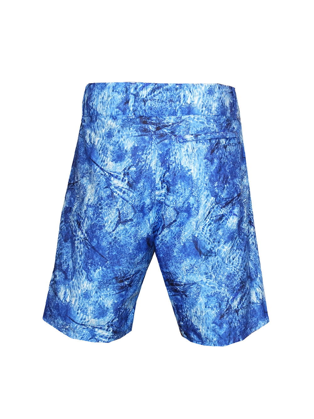 Andaman Adjustable Waist Shorts - Marlin Mania Blue