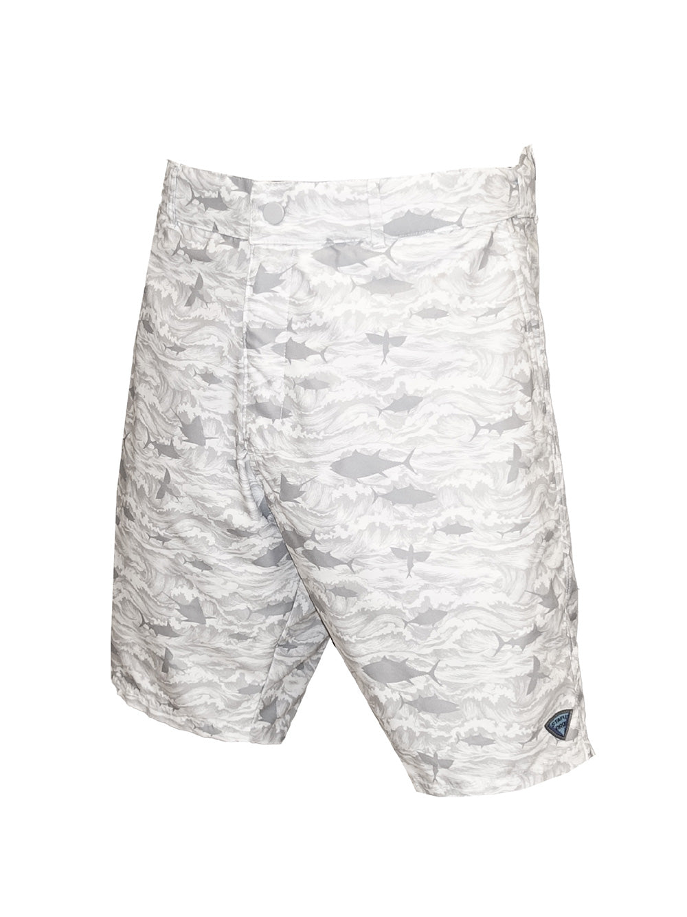 Andaman Adjustable Waist Shorts - Signature White