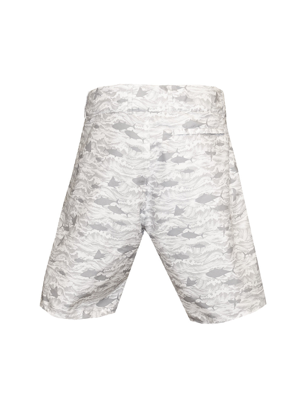 Andaman Adjustable Waist Shorts - Signature White