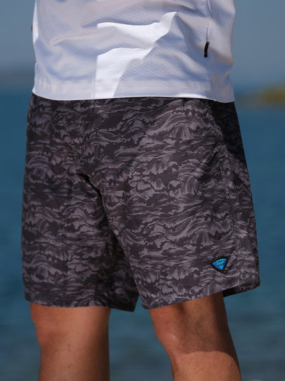 Andaman Adjustable Waist Shorts - Signature Black