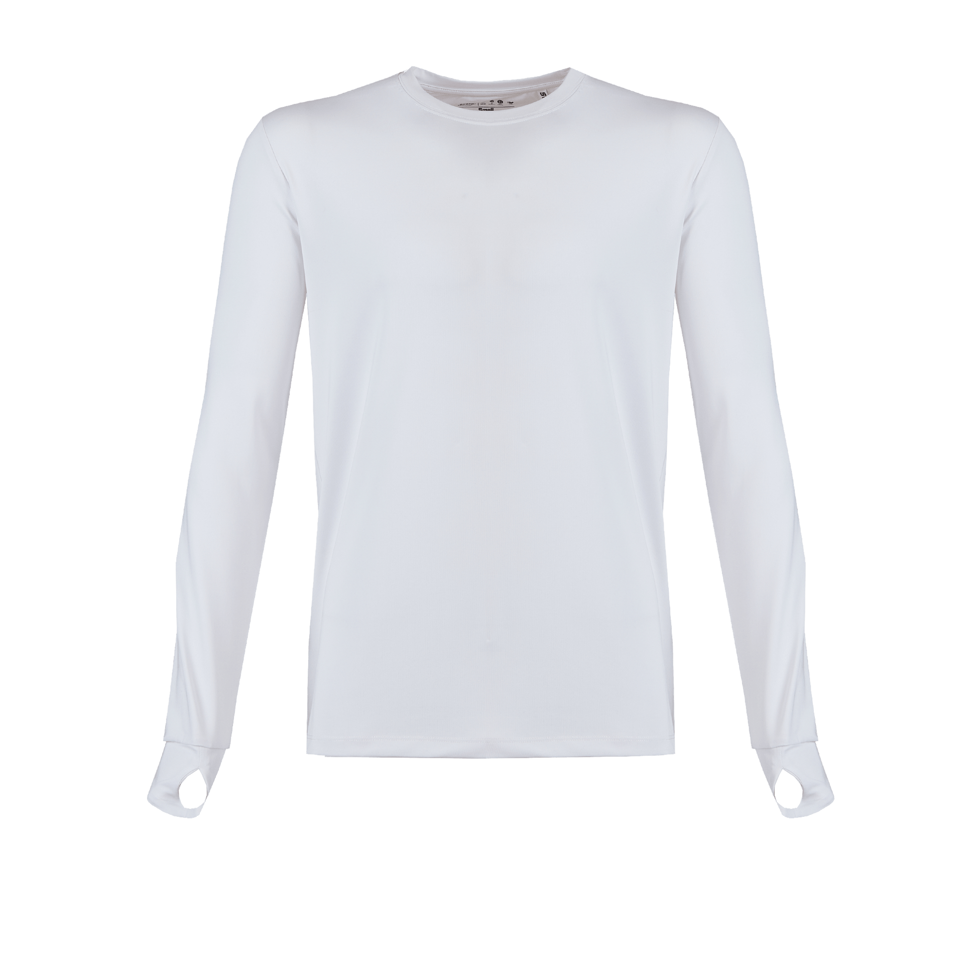 Apex v2 Men's Long Sleeve Crew Neck Fisherman Sailor White UV Protected Shirt