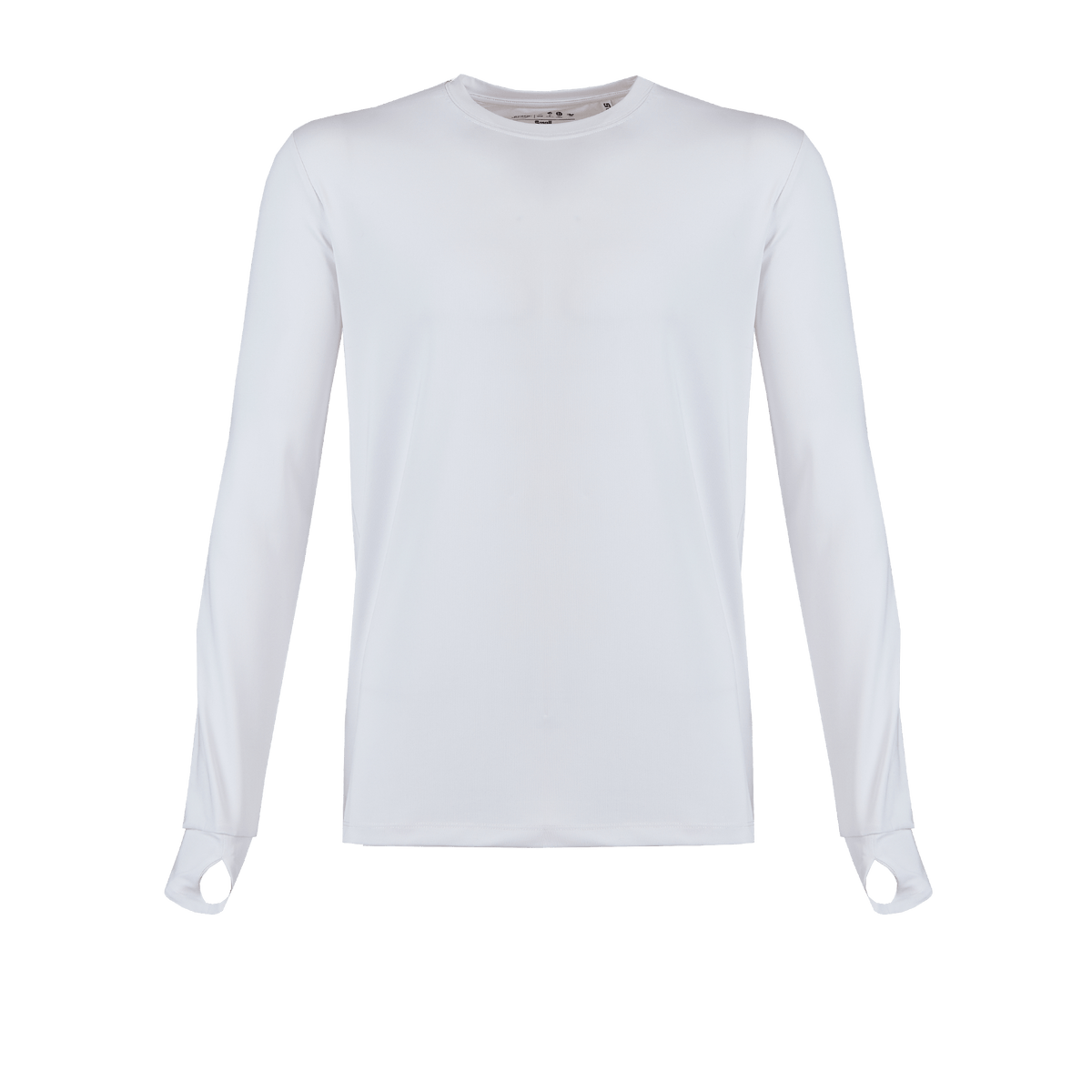 Apex v2 Men's Long Sleeve Crew Neck Fisherman Sailor White UV Protected Shirt