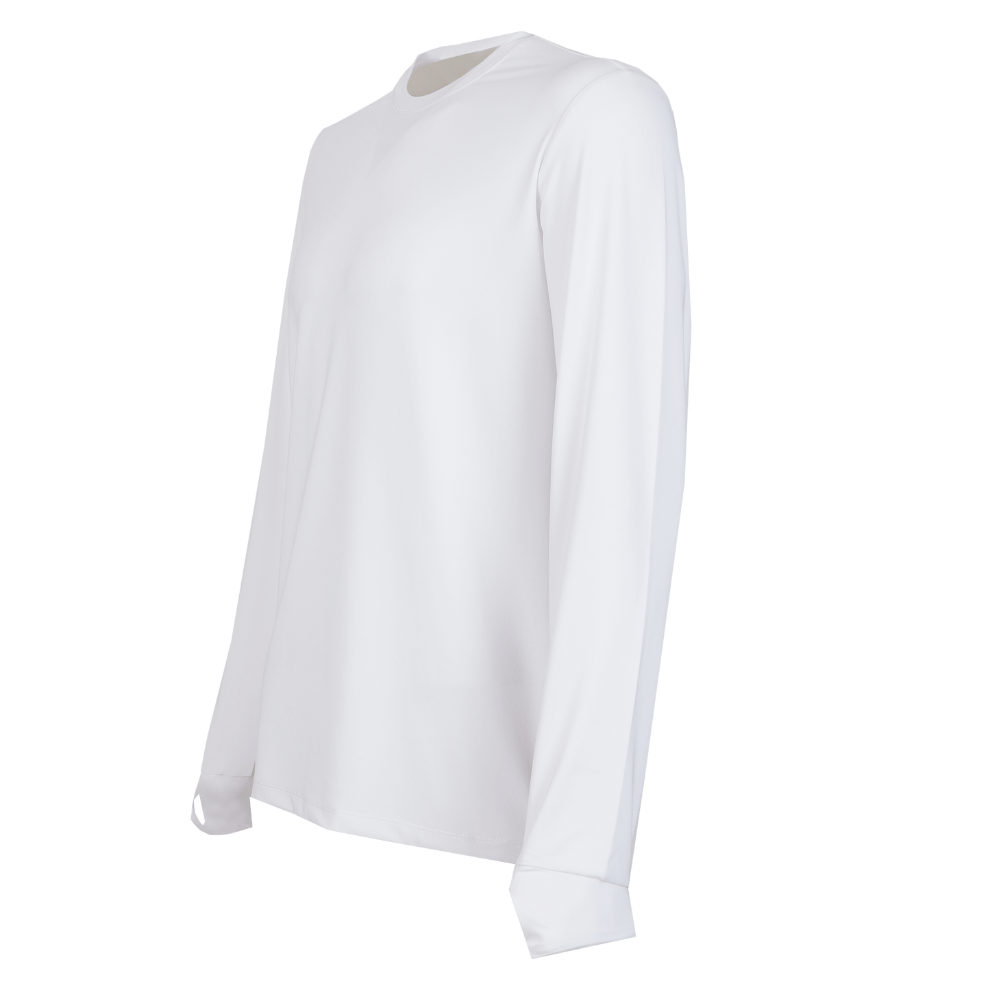 Apex v2 Men's Long Sleeve Crew Neck Fisherman Sailor White UV Protected Shirt