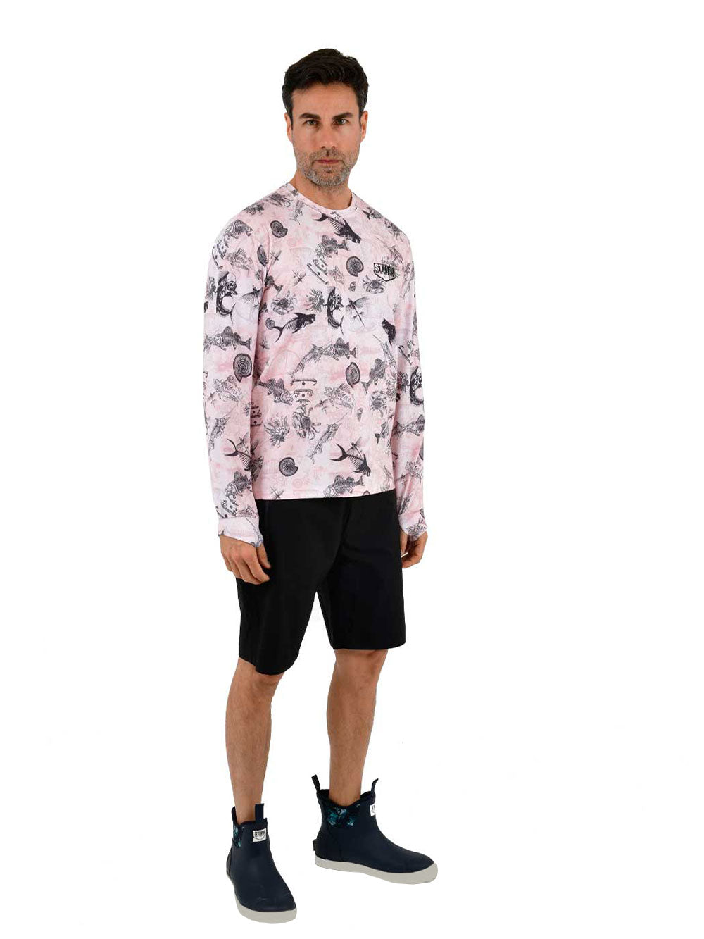 Apex UV Uzun Kollu Performans T-Shirt - Paleo Salmon