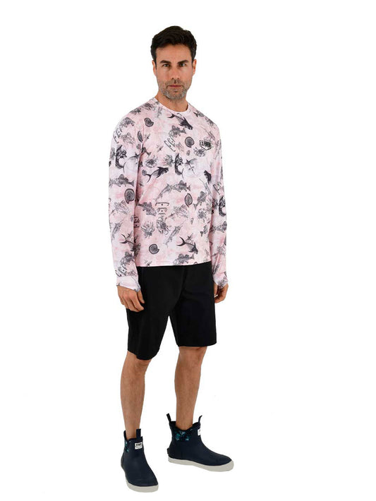 Apex UV Uzun Kollu Performans T-Shirt - Paleo Salmon
