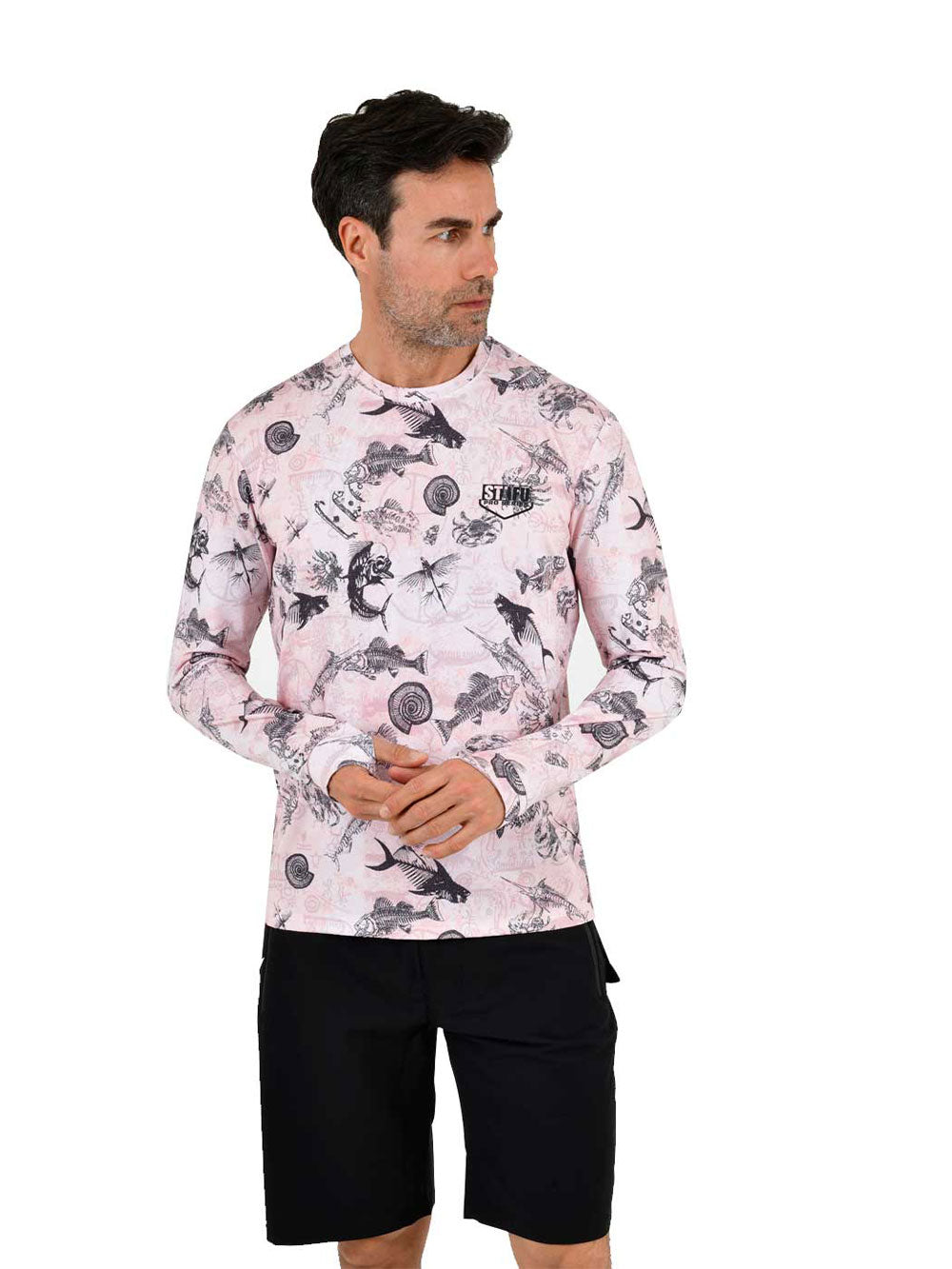 Apex UV Uzun Kollu Performans T-Shirt - Paleo Salmon