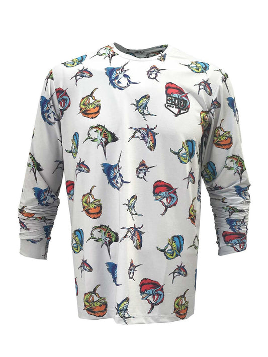 Apex UV Long Sleeve Performance T-Shirt - Cartoon Gray