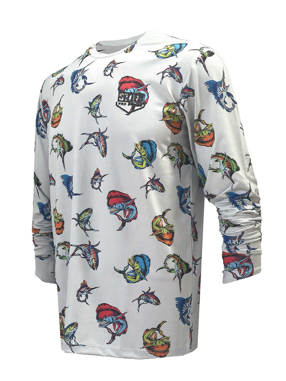 Apex UV Long Sleeve Performance T-Shirt - Cartoon Gray