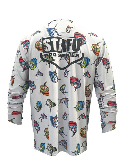 Apex UV Long Sleeve Performance T-Shirt - Cartoon Gray