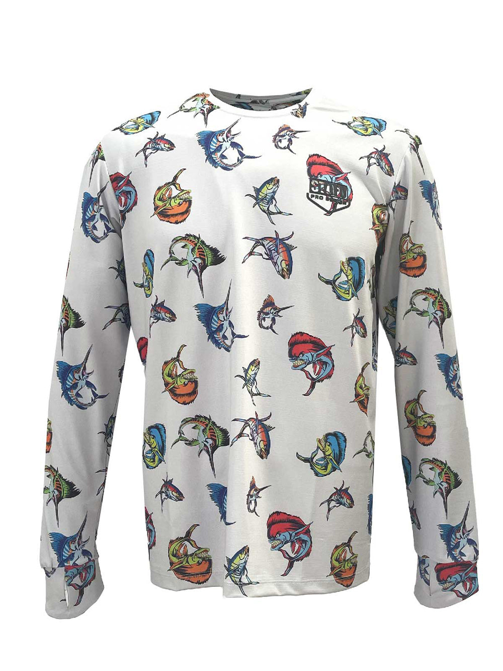 Apex UV Long Sleeve Performance T-Shirt - Cartoon Gray