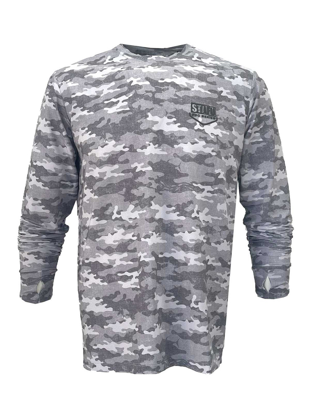 Apex UV Long Sleeve Performance T-Shirt - Camo Grey