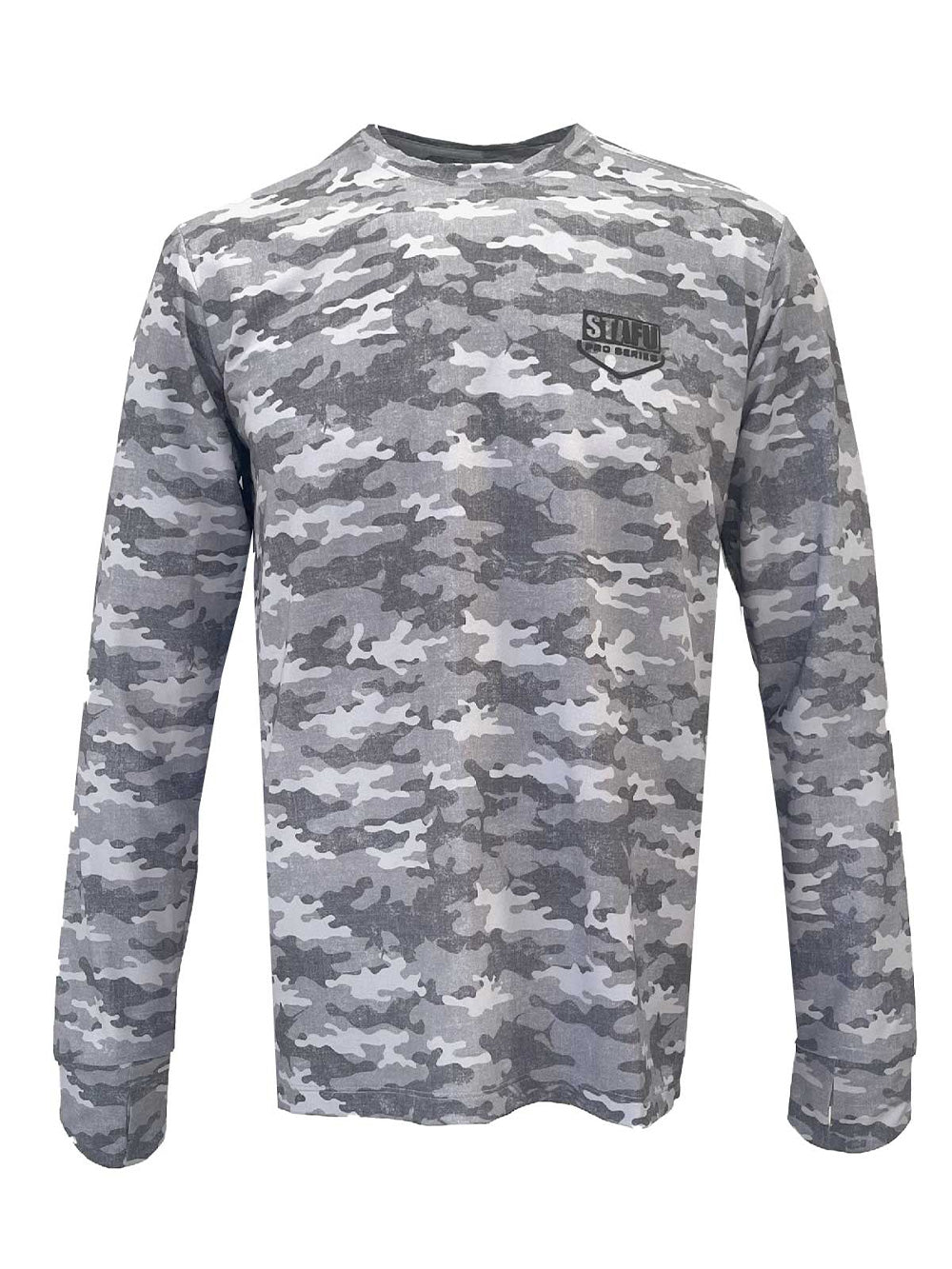 Apex UV Long Sleeve Performance T-Shirt - Camo Grey