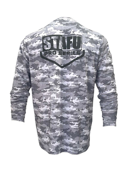 Apex UV Long Sleeve Performance T-Shirt - Camo Grey