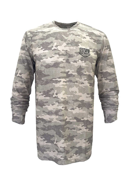 Apex UV Long Sleeve Performance T-Shirt - Camo Brown