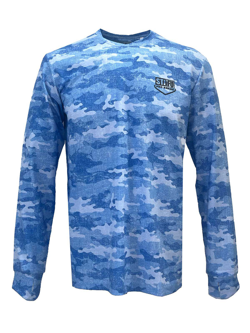 Apex UV Long Sleeve Performance T-Shirt - Camo Blue