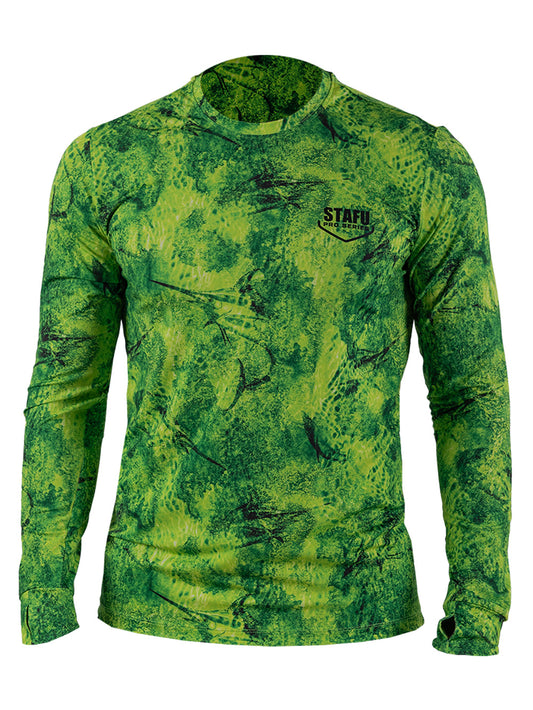 Apex UV Long Sleeve Performance T-Shirt - Marlin Mania Green