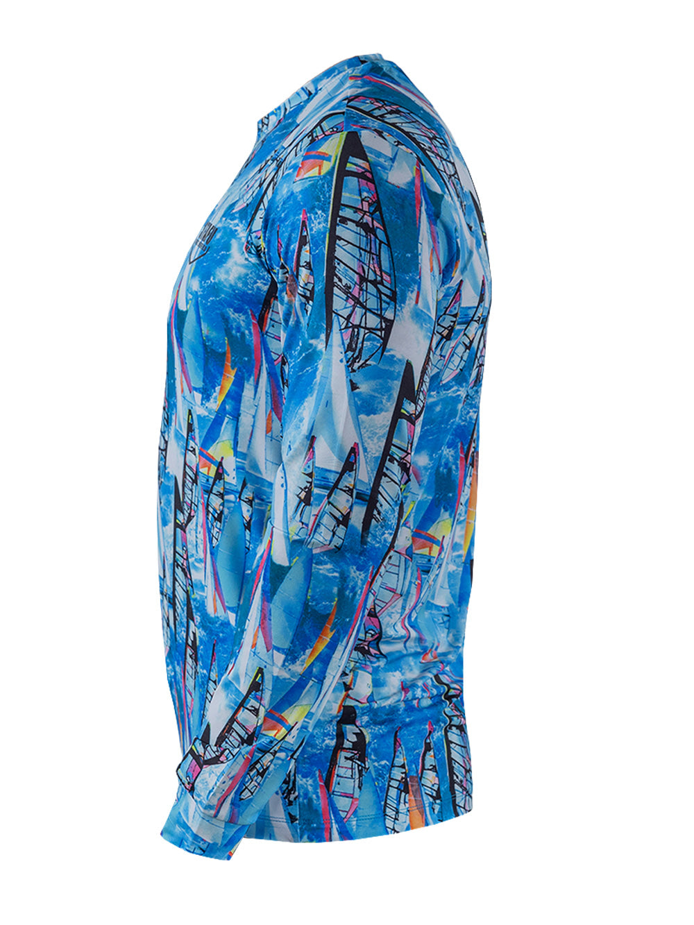 Apex UV Uzun Kollu Performans T-Shirt - Sailor Mavi - Stafu Pro Series