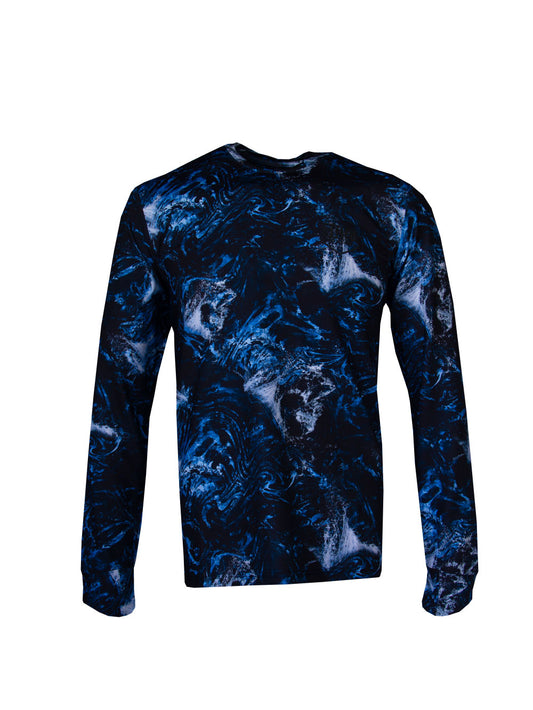Apex Long Sleeve UV-Protected T-Shirt -Samoa Blue