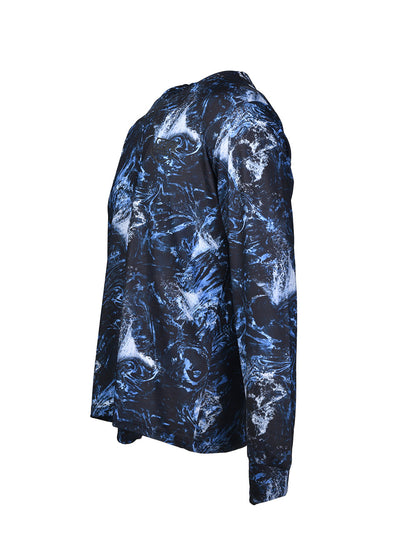 Apex UV Uzun Kollu Performans T-Shirt -Dark Storm