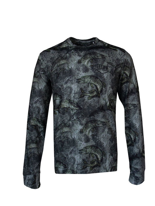 Apex Long Sleeve UV-Protected T-Shirt -Samoa Blue