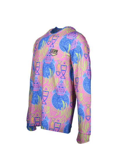 Apex UV Uzun Kollu Performans T-Shirt - Samoa Pink