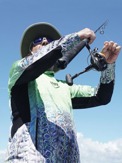 Argonaut Masked UV Protection Long Sleeve Performance T-Shirt - Arapaima