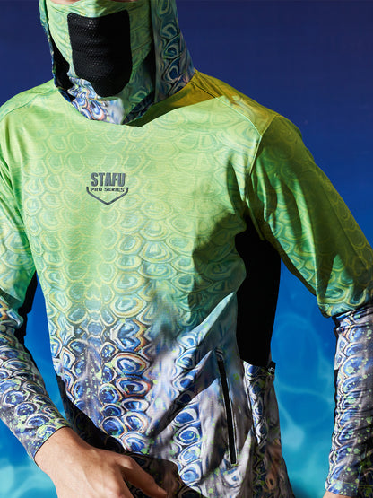 Argonaut Masked UV Protection Long Sleeve Performance T-Shirt - Arapaima