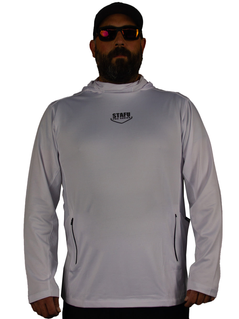 Argonaut Masked UV Protection Long Sleeve Performance T-Shirt - White