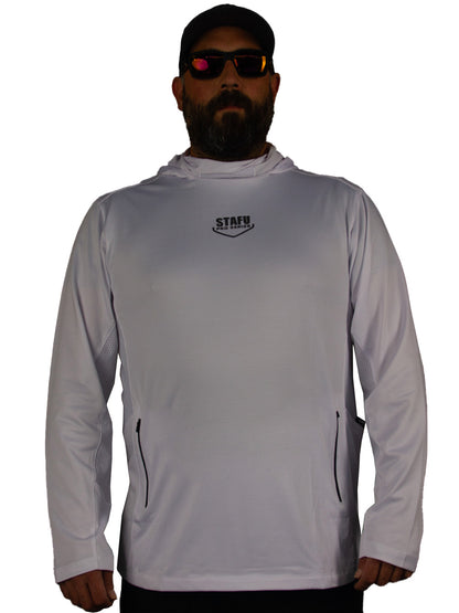 Argonaut Masked UV Protection Long Sleeve Performance T-Shirt - White