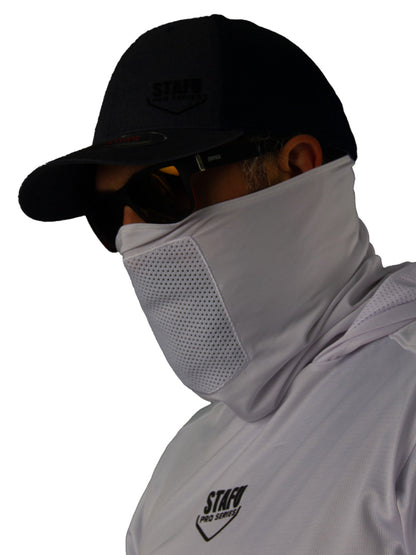 Argonaut Masked UV Protection Long Sleeve Performance T-Shirt - White