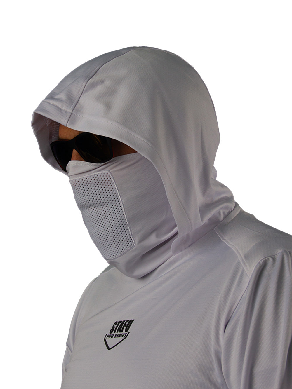 Argonaut Masked UV Protection Long Sleeve Performance T-Shirt - White