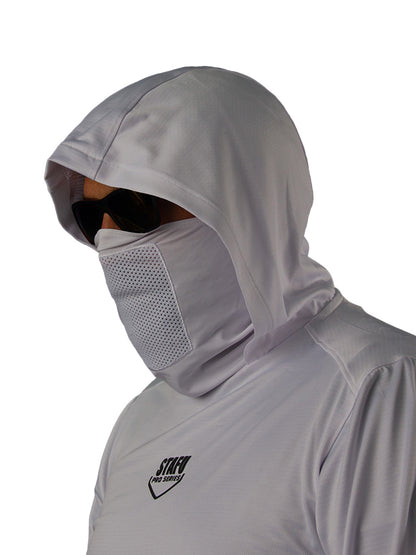 Argonaut Masked UV Protection Long Sleeve Performance T-Shirt - White