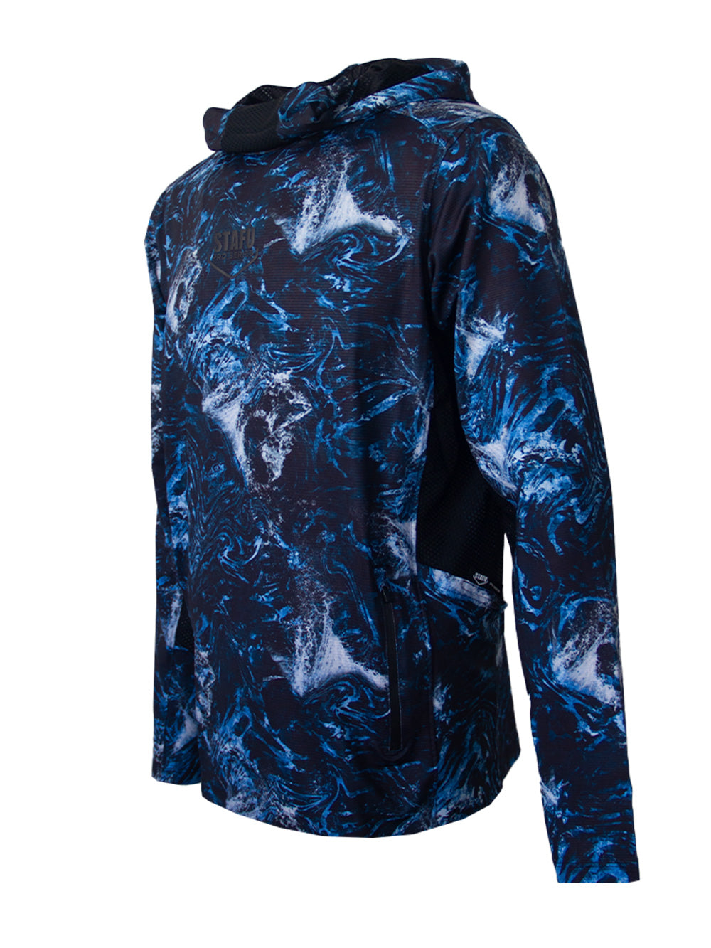 Argonaut Maskeli UV Korumalı Uzun Kollu Performans T-Shirt - Dark Storm - Stafu Pro Series