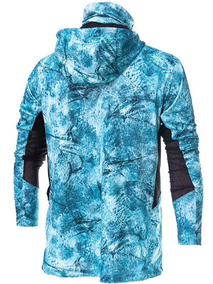 Argonaut Masked UV Protection Long Sleeve Performance T-Shirt - Marlin Mania Blue