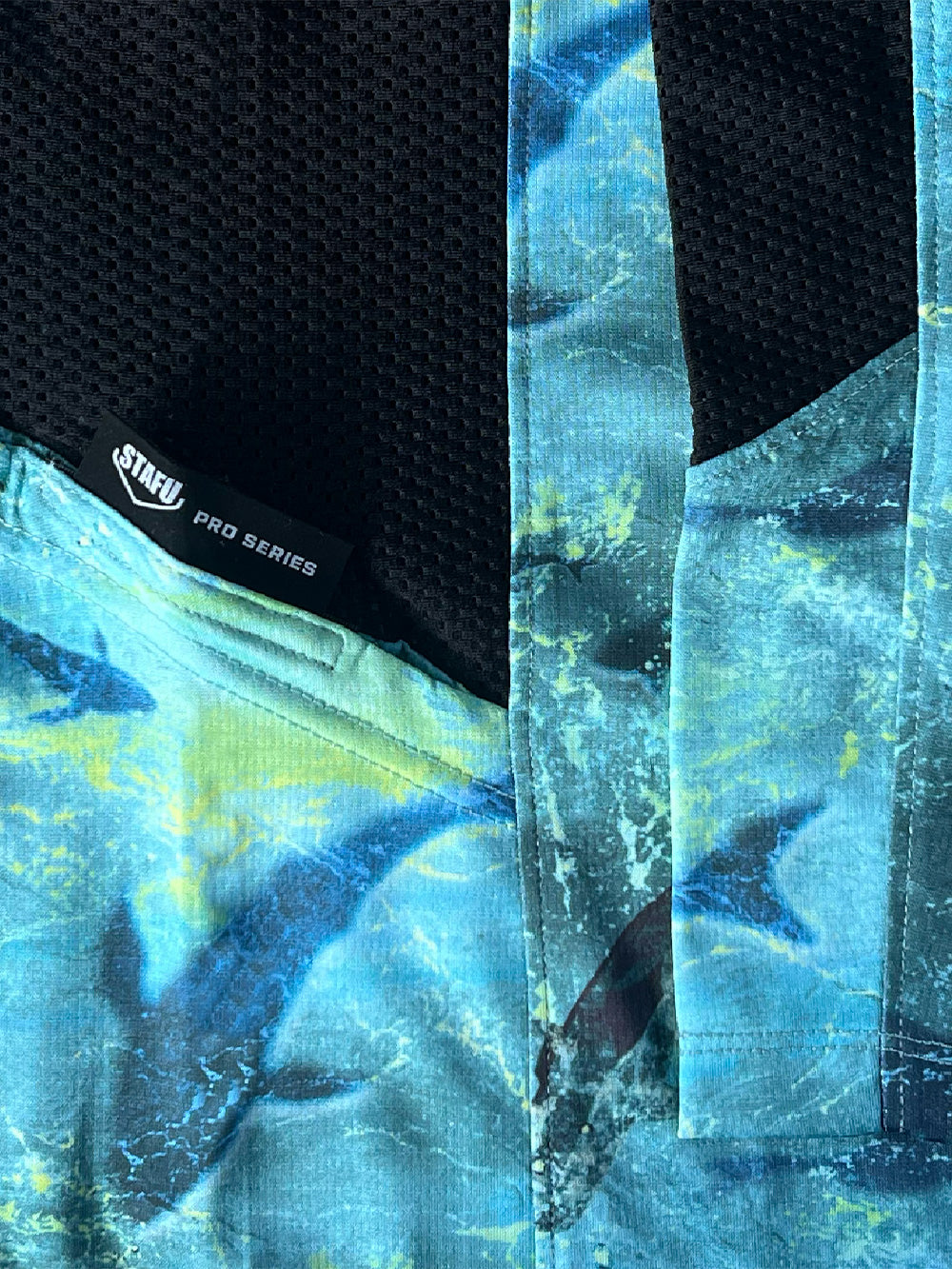 Argonaut Masked UV Protection Long Sleeve Performance T-Shirt - Shark Lime