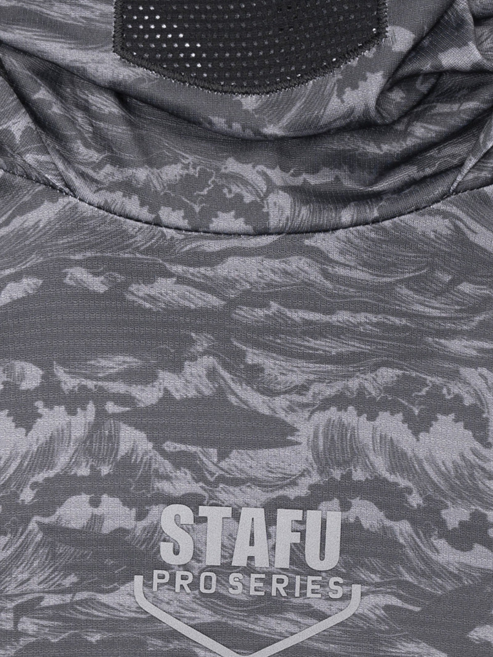 Argonaut Maskeli UV Korumalı Uzun Kollu Performans T-Shirt - Signature Siyah