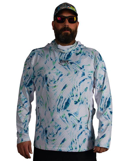 Argonaut Masked UV Protection Long Sleeve Performance T-Shirt - Trophy White