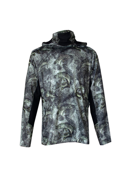 Argonaut Maskeli UV Korumalı Uzun Kollu Performans T-Shirt - Predatory Green