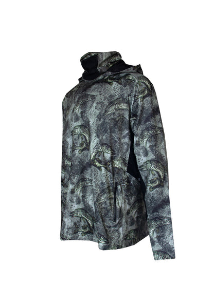 Argonaut Maskeli UV Korumalı Uzun Kollu Performans T-Shirt - Predatory Green