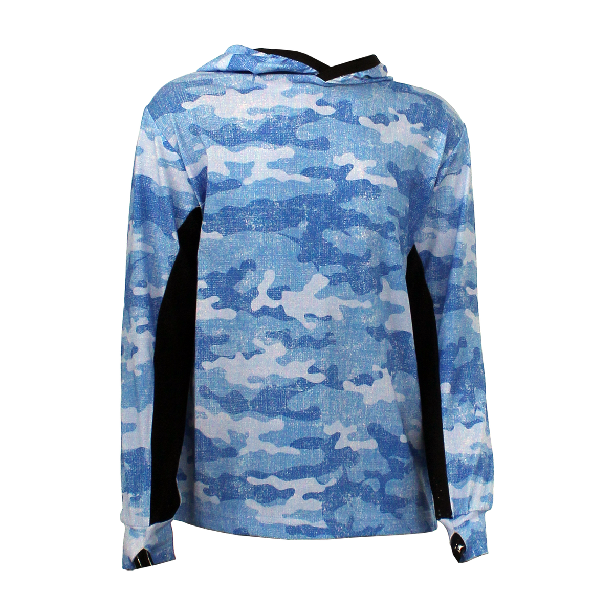Atlan Jr. Uzun Kollu Balıkçı Tişört - Camo - Mavi