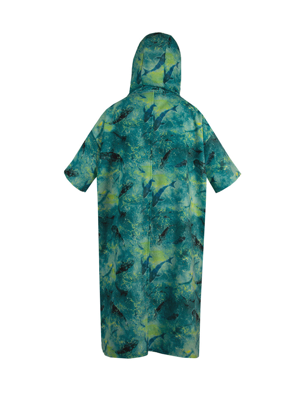 Atlas Jr. Poncho Towel - Shark Green Lime
