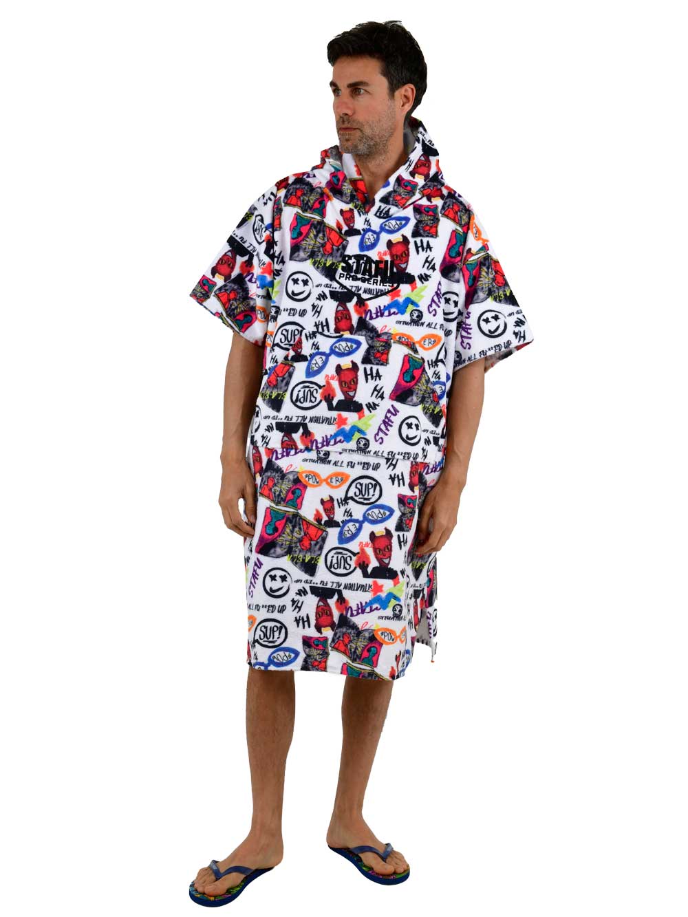 Atlas Poncho Towel - Devil