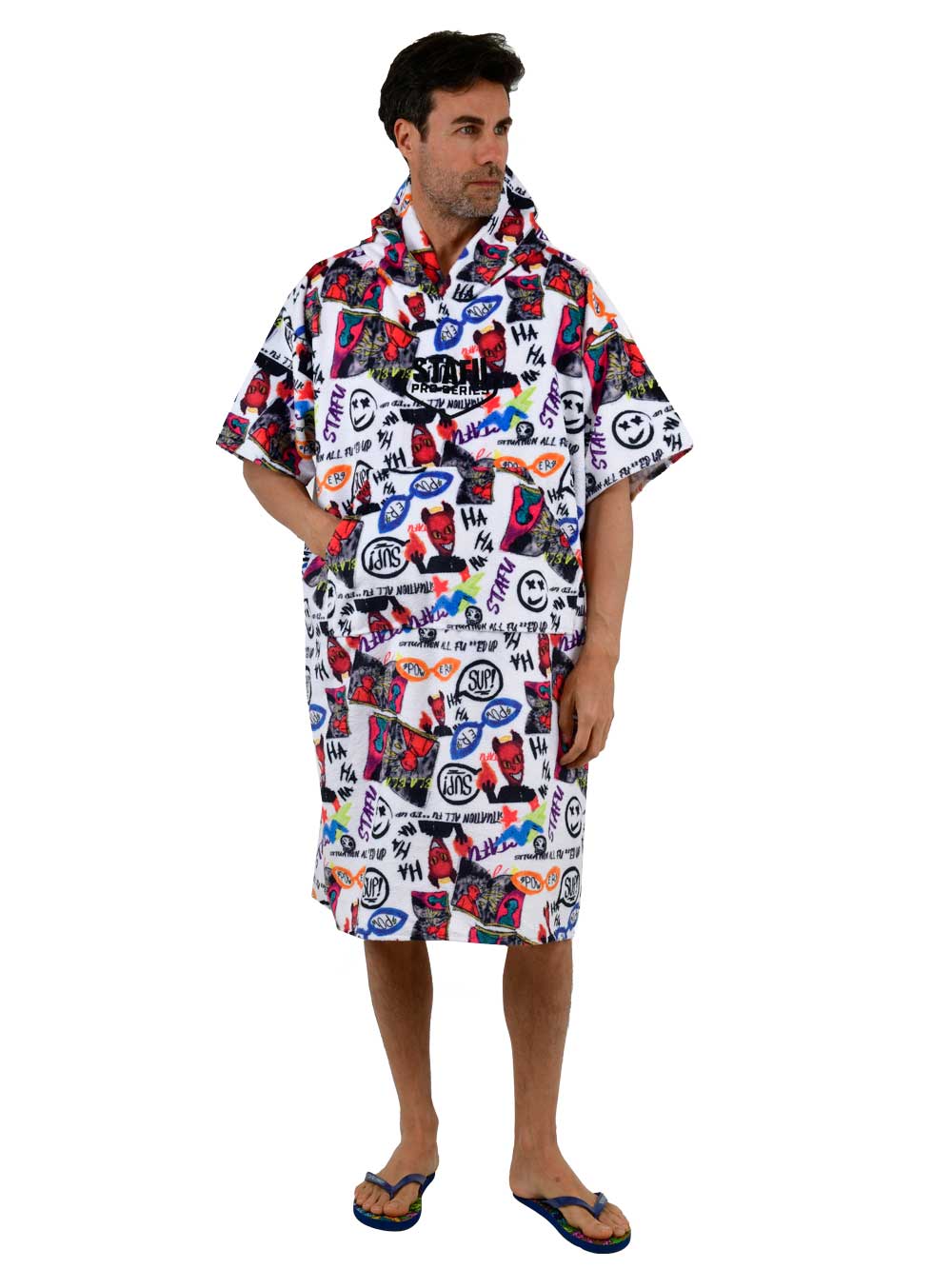Atlas Poncho Towel - Devil