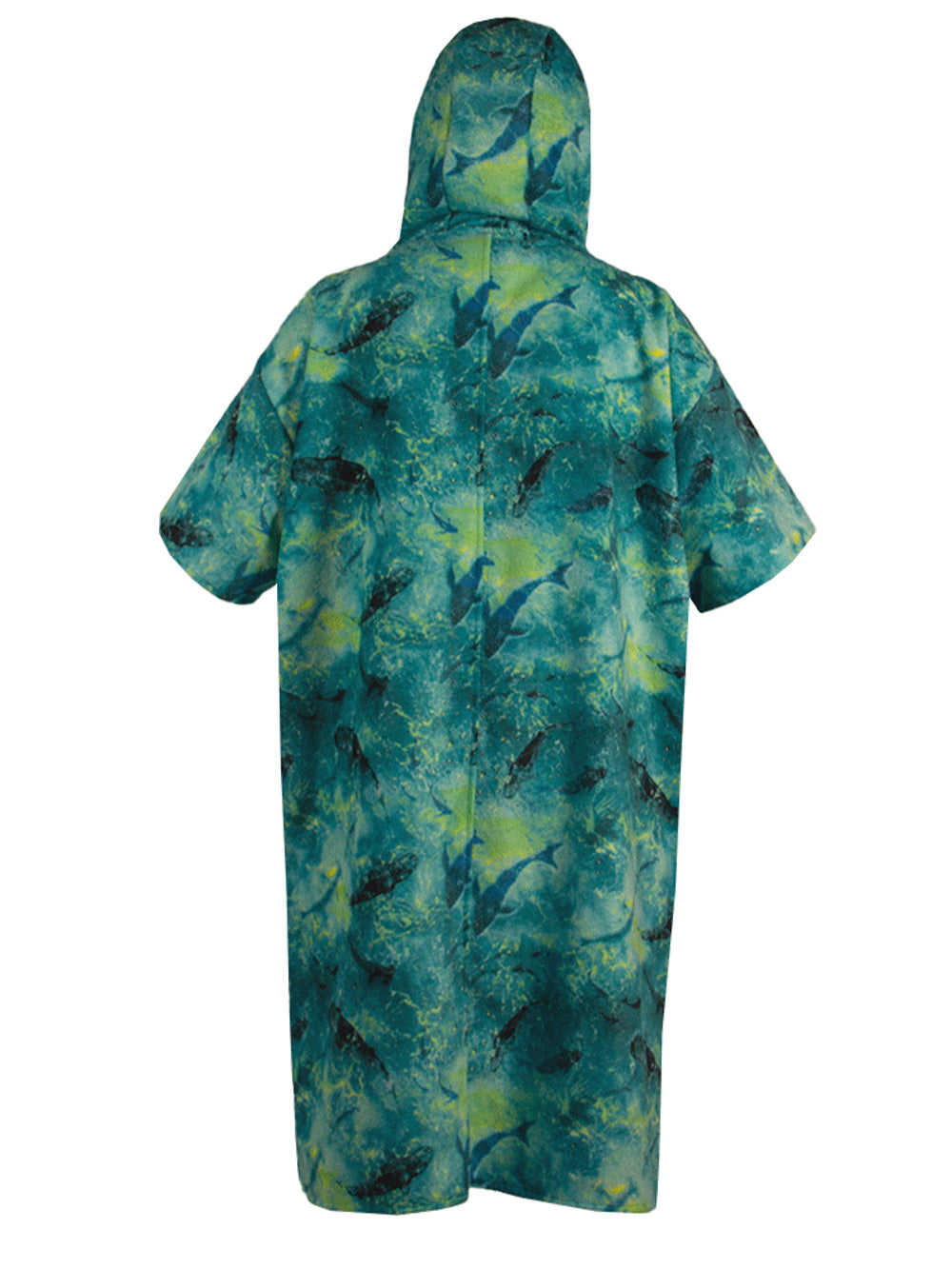 Atlas Poncho Towel - Shark Green Lime