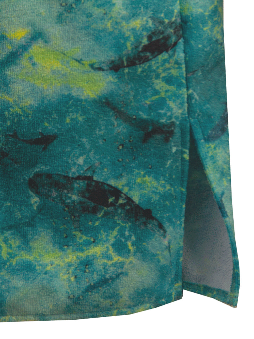 Atlas Poncho Towel - Shark Green Lime